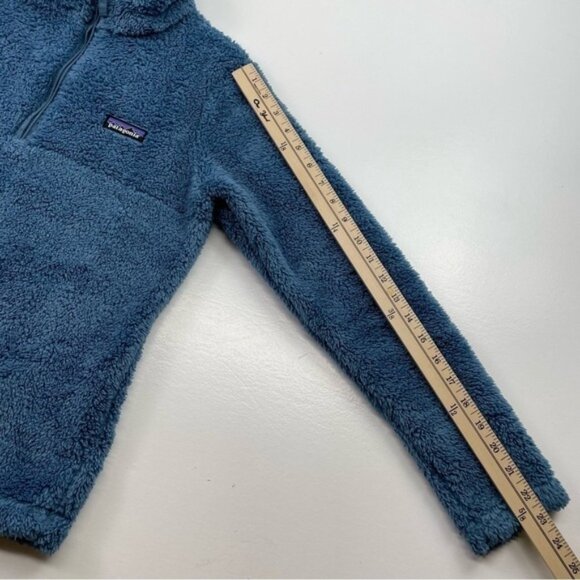 Patagonia jacket Women Size Small Los Gatos Quarter Zip fleece soft fuzzy blue - Picture 5 of 7
